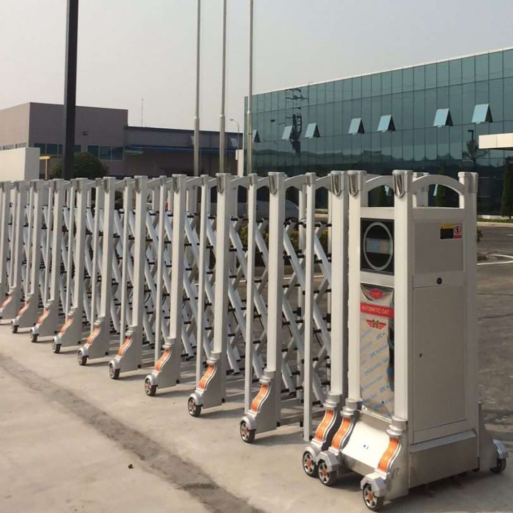 cổng xếp tự động